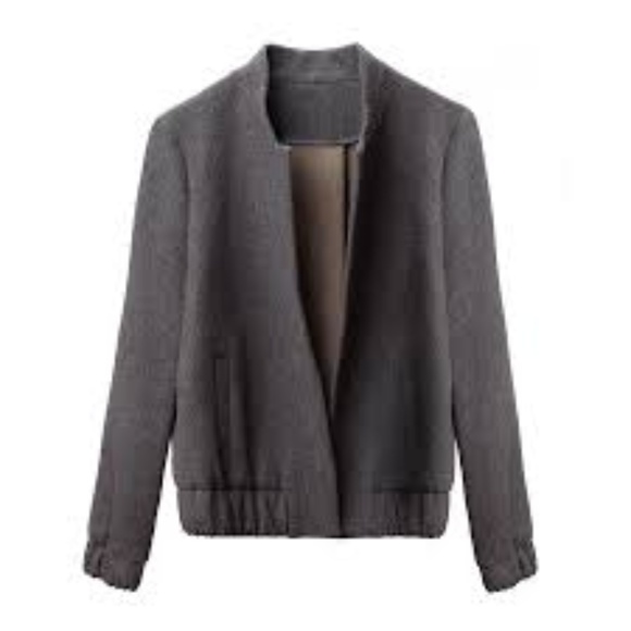Cuyana Jackets & Blazers - NWOT Cuyana Wool Cashmere Bomber Jacket Size Large